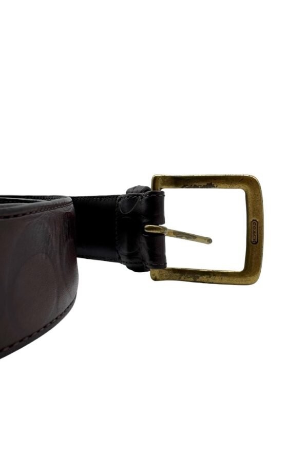 COACH - BELT MONOGRAM BROWN - Image 8